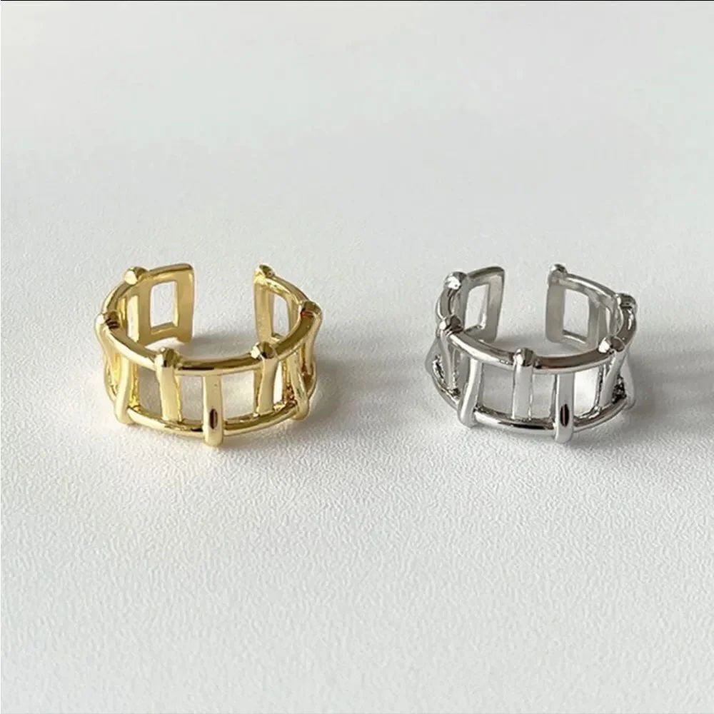 The Program Ring adjustable in 14k yellow gold over 925 silver